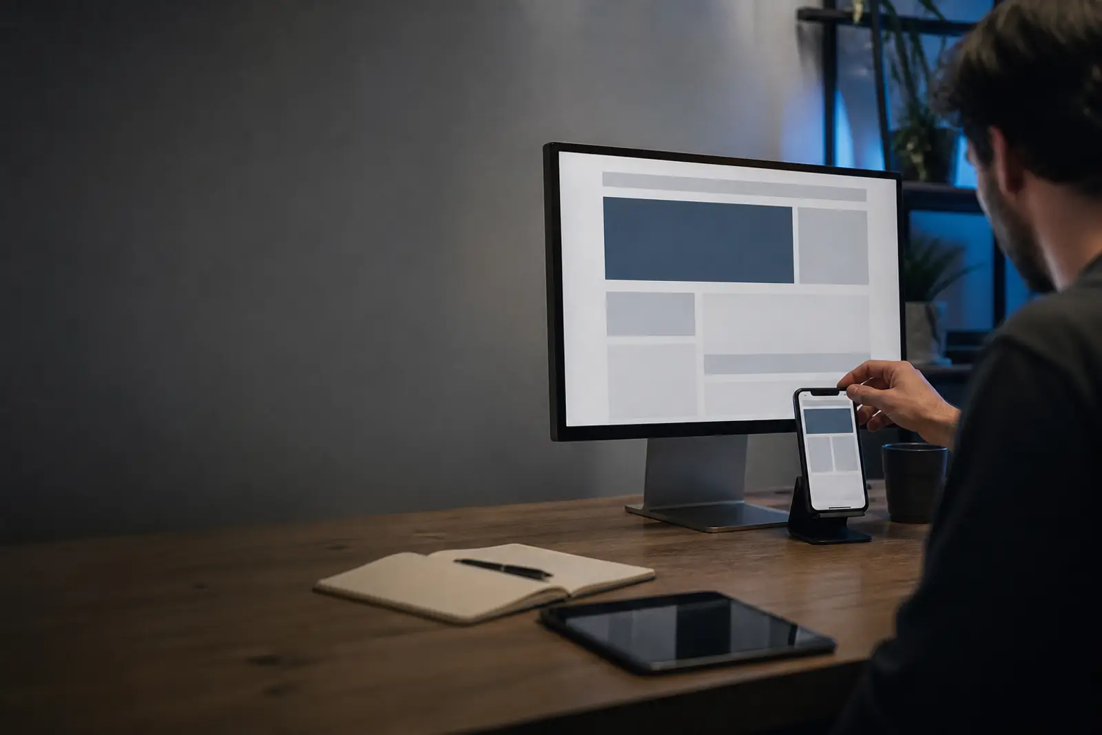 Web service design and development screen